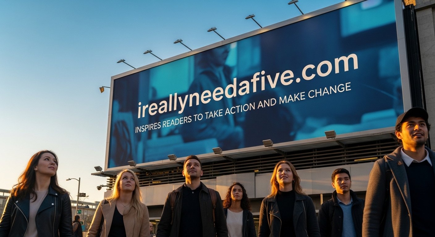 ireallyneedafive.com: Inspires Readers to Take Action and Make Change
